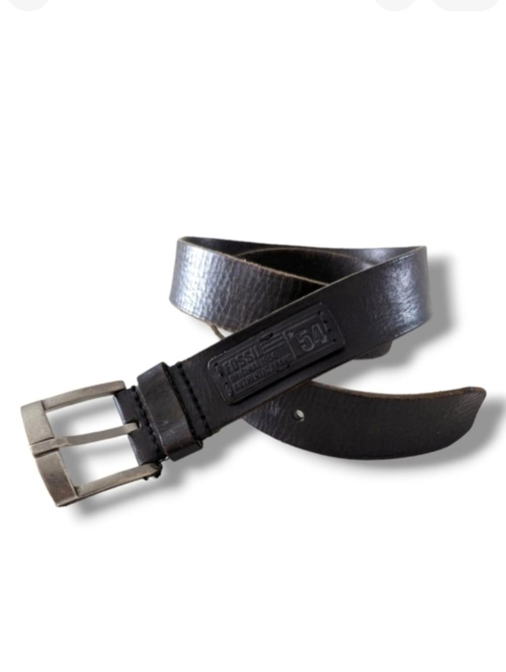 Fossil Leather Belt 36 Brown 1.5" Wide‎